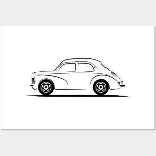 Renault 4 CV Hino 4CV Quintette Black Posters and Art